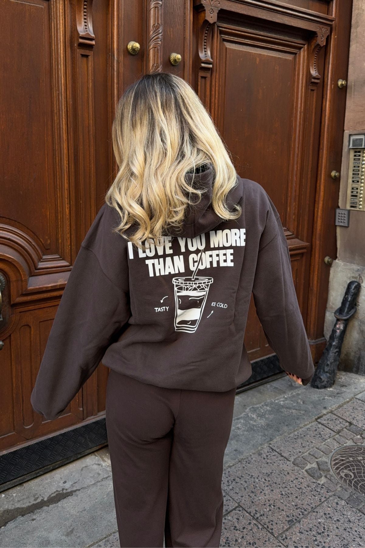 Hoodie | I Love You More Than Coffee