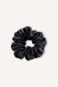 Midi Silk Scrunchie | Black