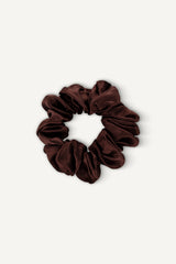 Midi Silk Scrunchie | Cocoa