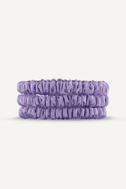Silk Scrunchies 3er Set | Lavender