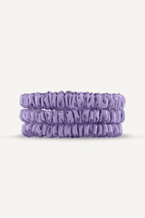 Silk Scrunchies 3er Set | Lavender