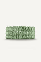 Silk Scrunchies 3er Set | Mint