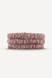 Silk Scrunchies 3er Set | Soft Pink