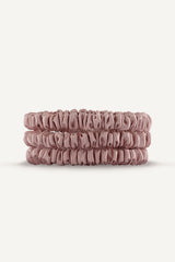 Silk Scrunchies 3er Set | Soft Pink