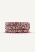 Silk Scrunchies 3er Set | Soft Pink