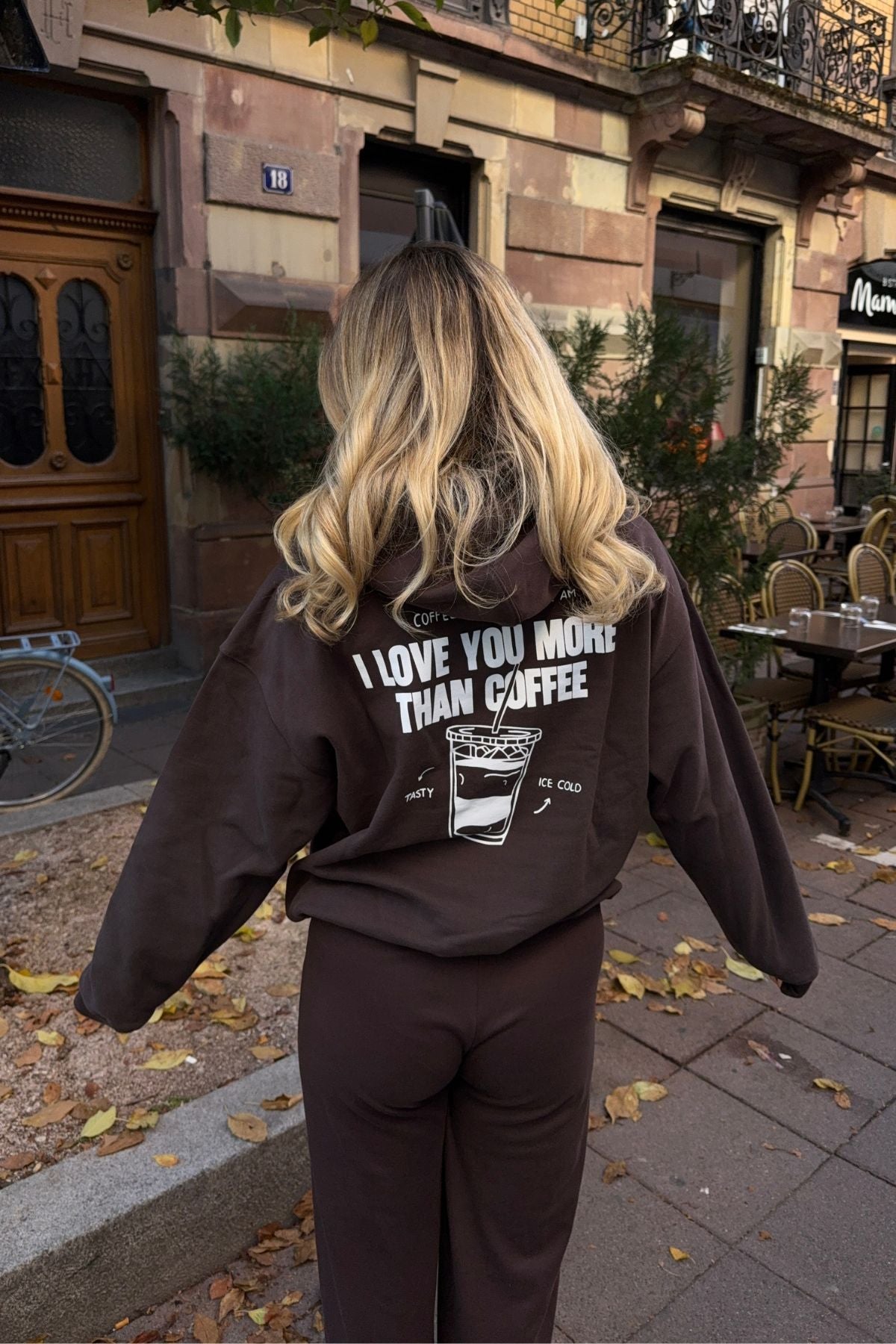 Hoodie | I Love You More Than Coffee