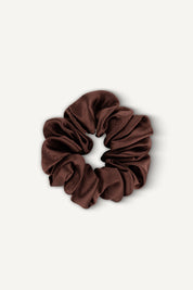 Midi Silk Scrunchie | Cocoa