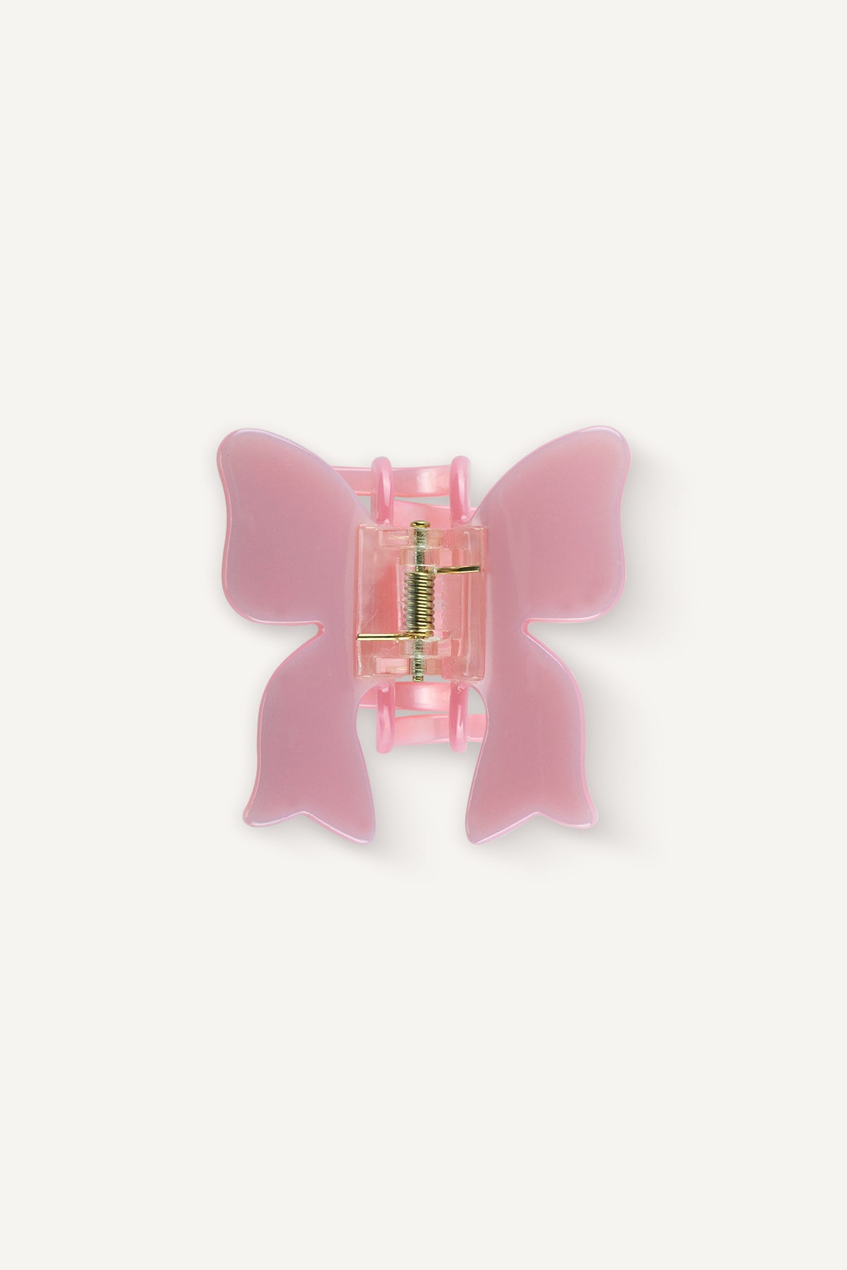 Bow Clip | Shiny Pink