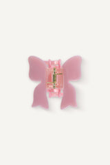 Bow Clip | Shiny Pink