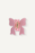 Bow Clip | Shiny Pink