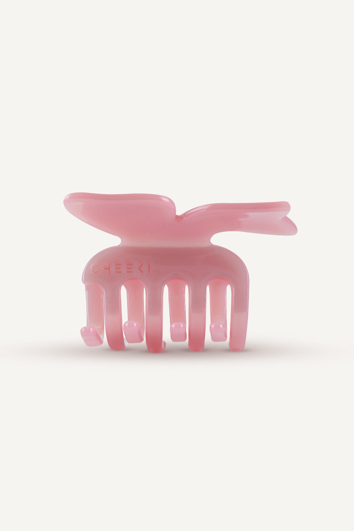 Bow Clip | Shiny Pink