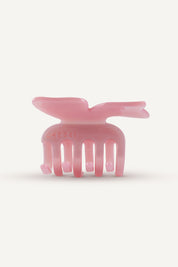 Bow Clip | Shiny Pink