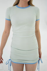 Drawstring Dress | Mint