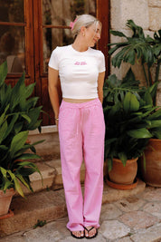 Everyday Pants | Pink Stripes
