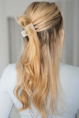 Haarklammer Square | Gold Marble