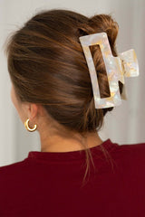 Haarklammer | Gold Marble