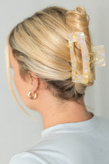 Haarklammer | Gold Marble