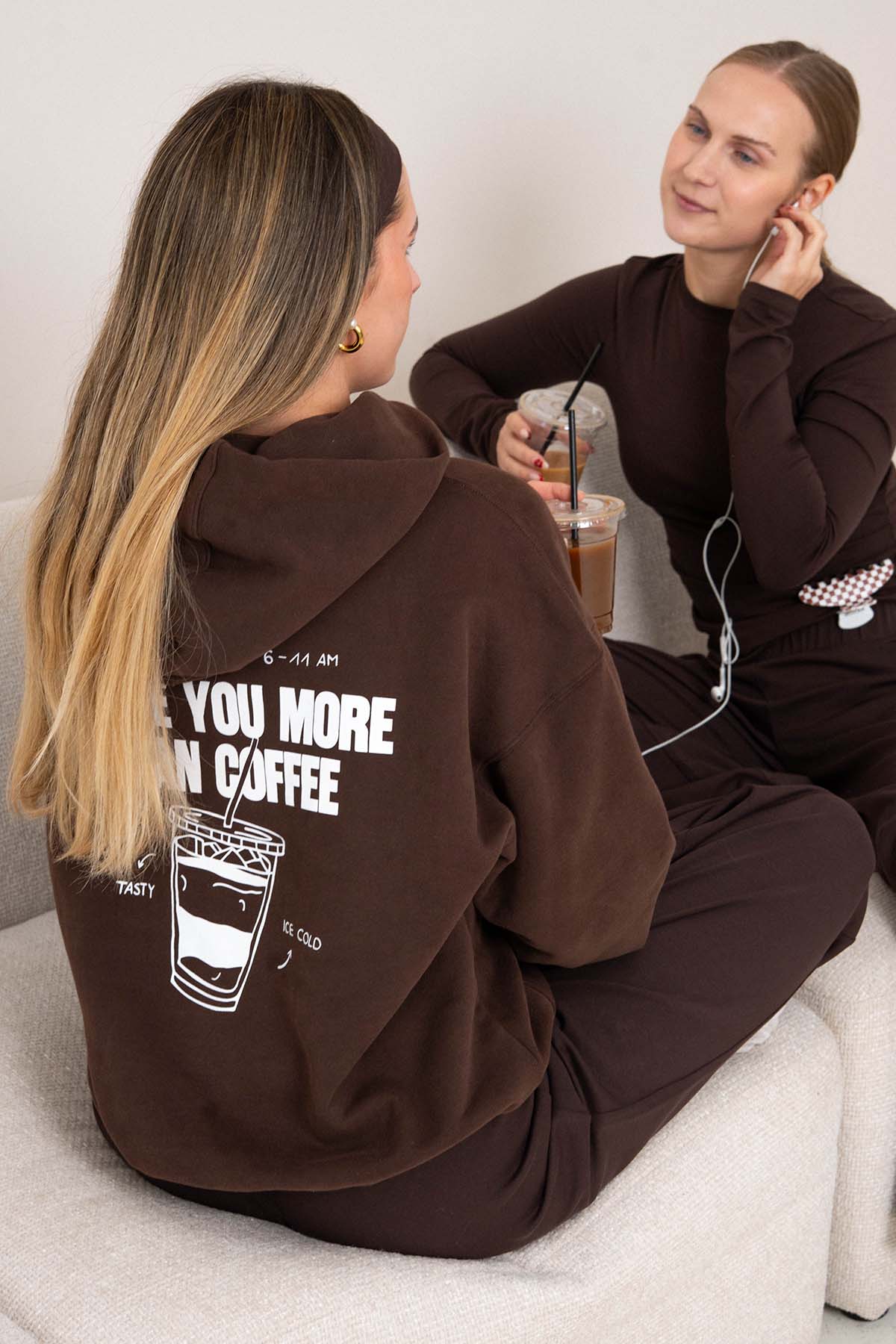 Hoodie | I Love You More Than Coffee
