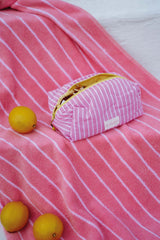 Kosmetiktasche | Pink Stripes