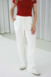 Linen Pants | White