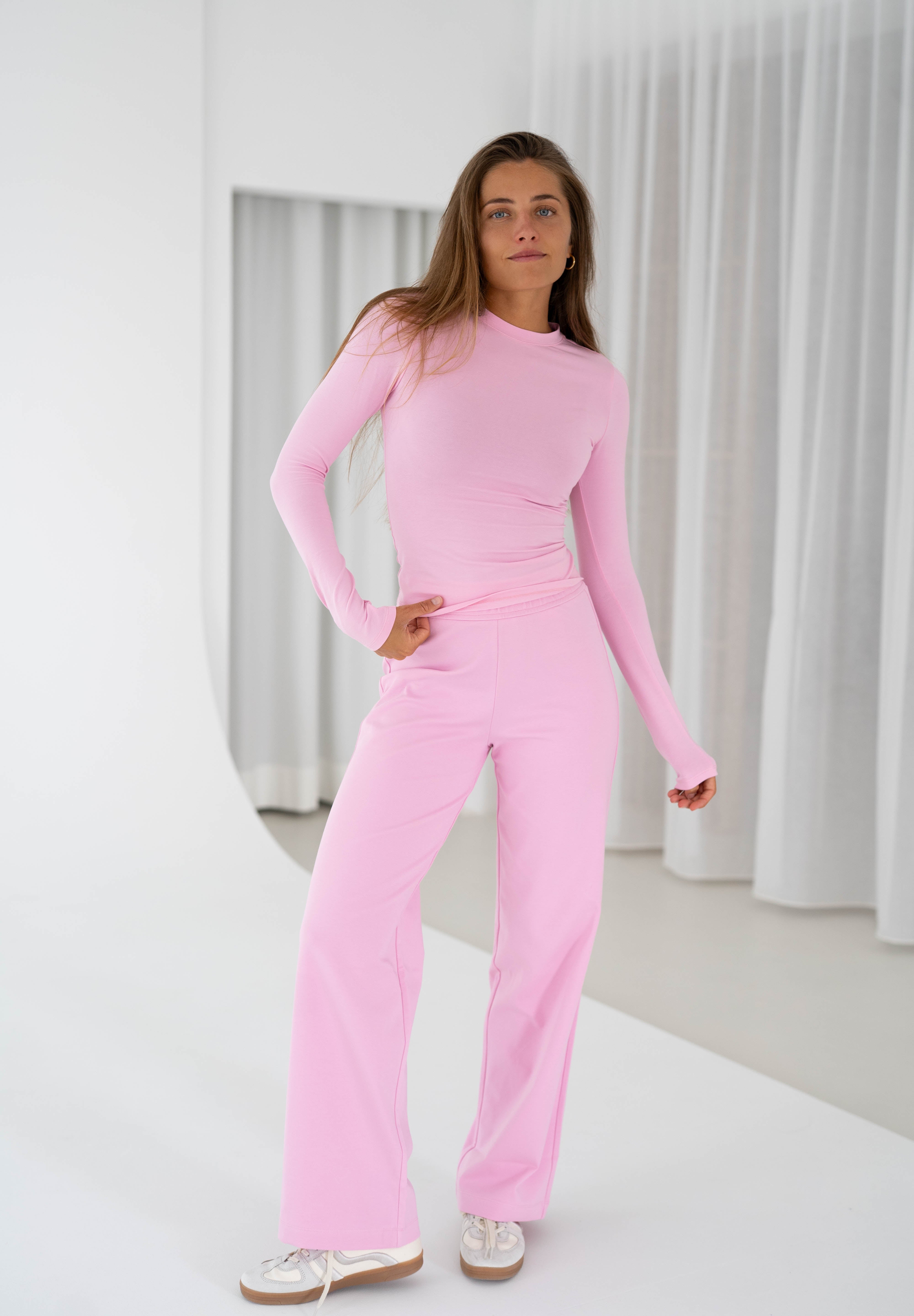 Long Sleeve T-Shirt | Pink