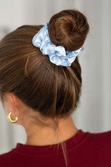 Midi Silk Scrunchie | Ice
