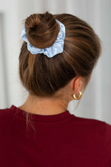 Midi Silk Scrunchie | Ice