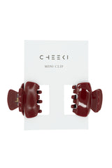 Mini Clip 2er Set | Santa Red