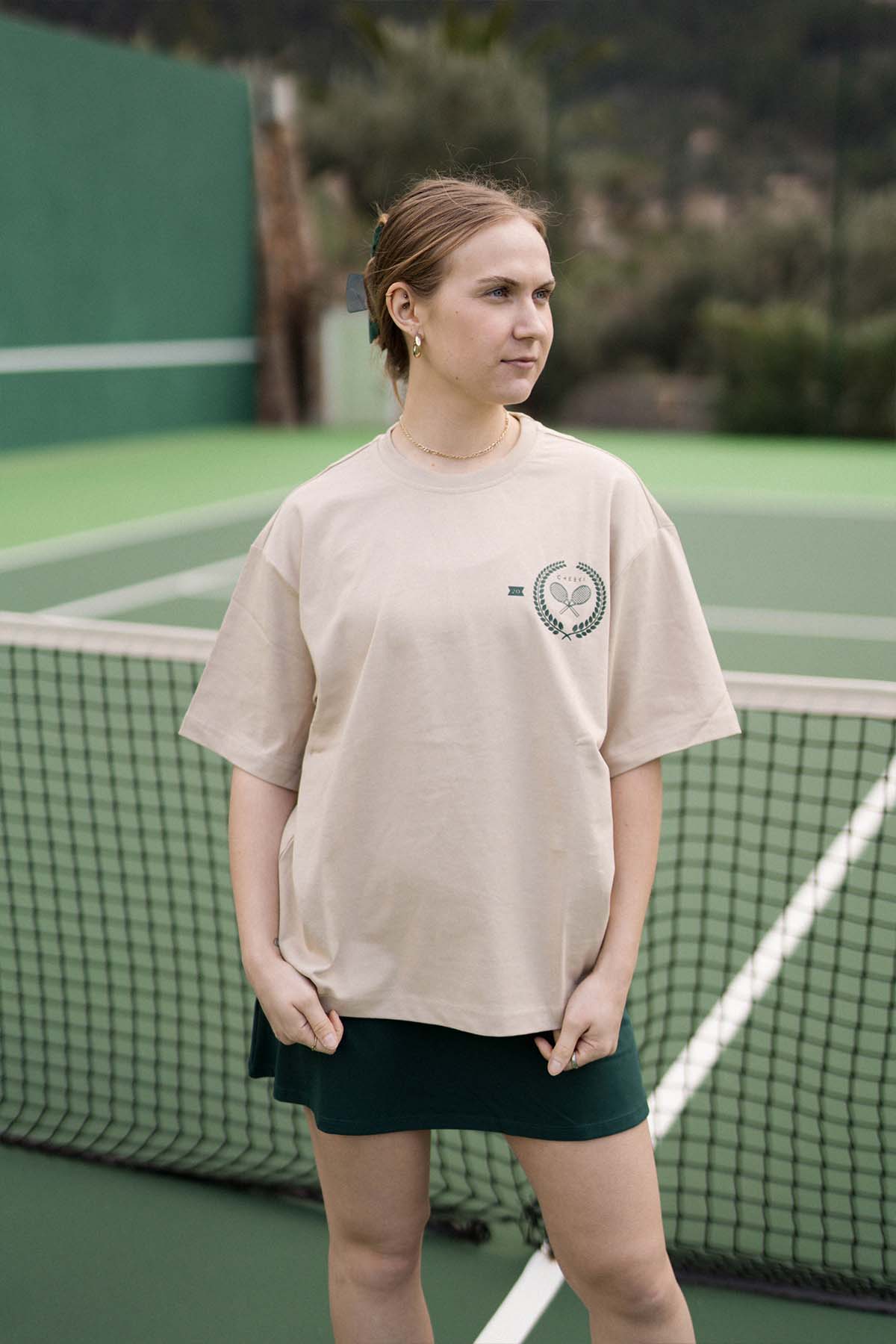 Oversized T-Shirt | Beige