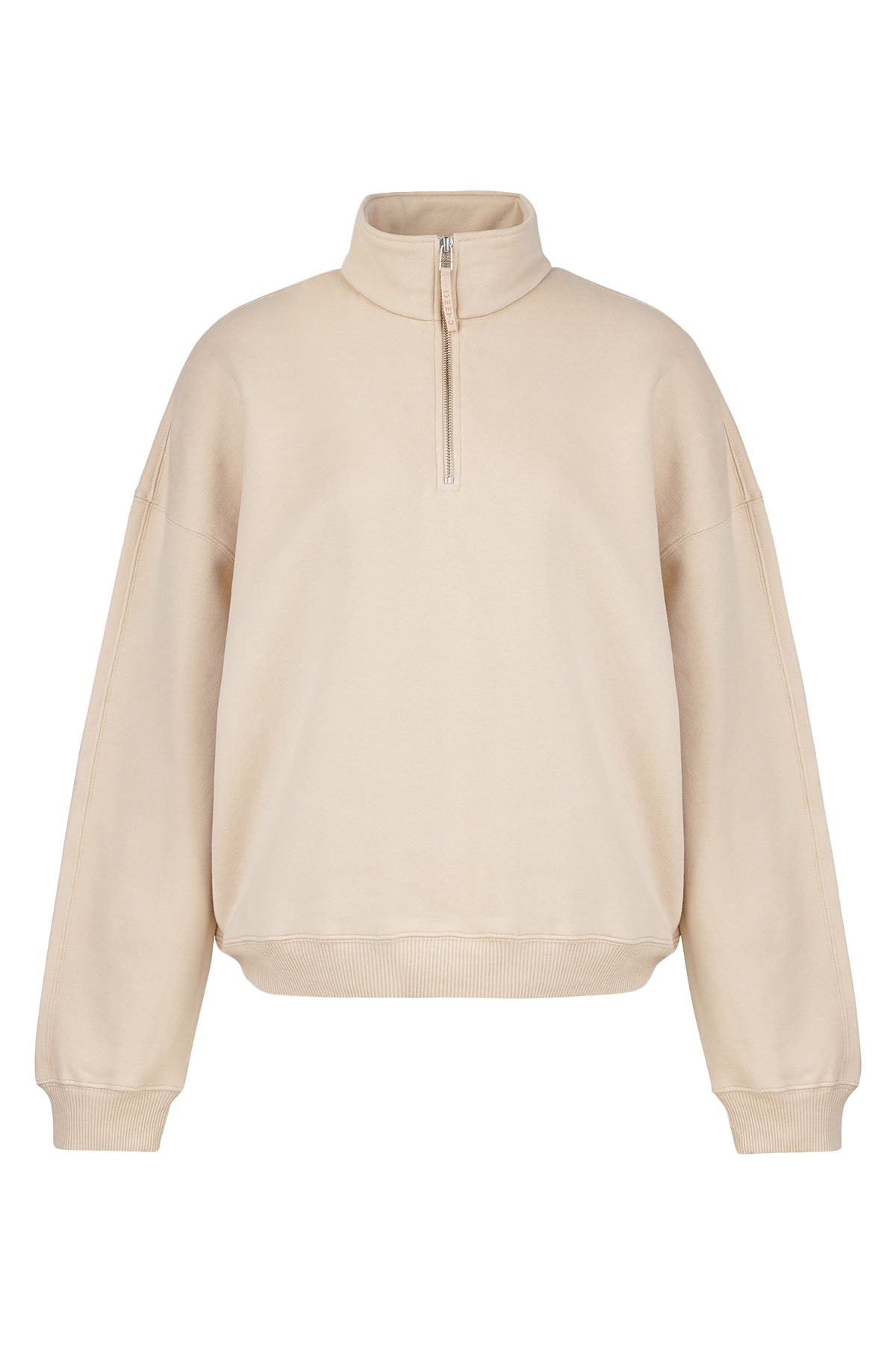 Quarter Zip Sweatshirt | Sand