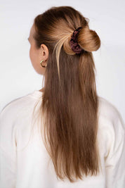 Midi Silk Scrunchie | Cocoa