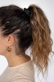 Silk Scrunchies 3er Set | Black