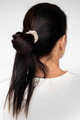 Silk Scrunchies 3er Set | Champagne