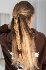 Silk Scrunchies 3er Set | Coffee