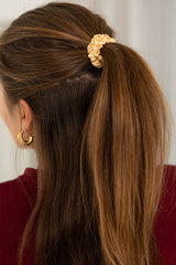 Silk Scrunchies 3er Set | Gold