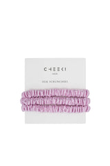 Silk Scrunchies 3er Set | Pink