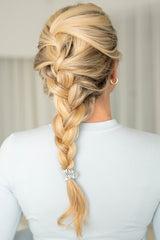 Silk Scrunchies 3er Set | Silver