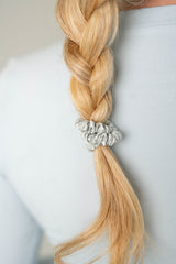 Silk Scrunchies 3er Set | Silver