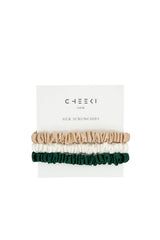 Silk Scrunchies 3er Set | Wimbledon
