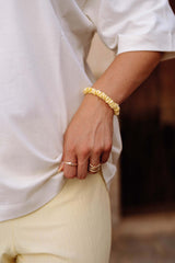 Silk Scrunchies 3er Set | Lemon