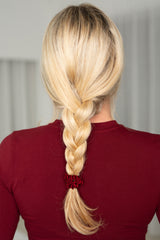 Silk Scrunchies 3er Set | Santa Red