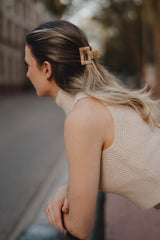 Haarklammer Square | Caramel