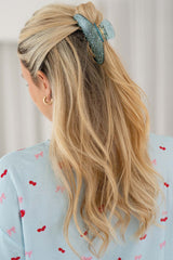 Statement Clip | Blue Glitter