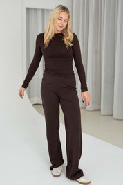 Straight Leg Hose | Coffee