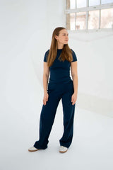 Straight Leg Hose | Navy