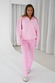 Straight Leg Hose | Pink