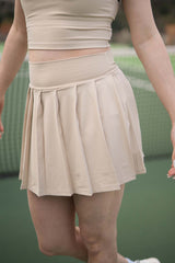 Tennis Skirt | Beige
