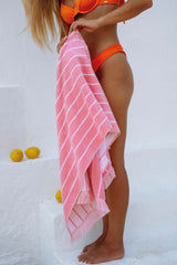 Towel | Pink Stripes