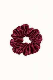 Midi Silk Scrunchie | Plum