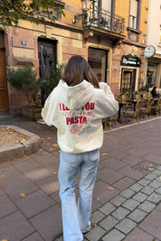 Hoodie | I Love You More Than Pasta